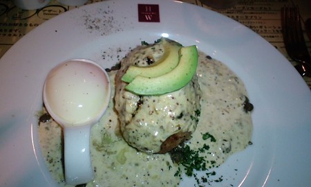 アボカドとチーズとクリームマスタードソース@Hamburg Will