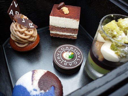 デザートたち@BVLGARI La Terrazza Lounge