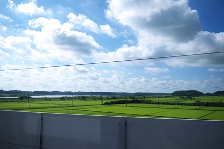 新線からの印旛沼