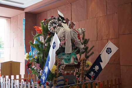2014年 博多祇園山笠 東流の舁き山笠 四神守天而人護郷土(龍の舁き山) (5)