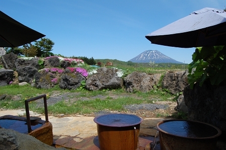 羊蹄山が見える
