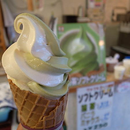 抹茶ソフトミックス(道の駅・美濃白川【岐阜】)